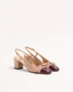 Valentino Valet Du Roi Kidskin Slingback Pumps 60Mm - Image 6